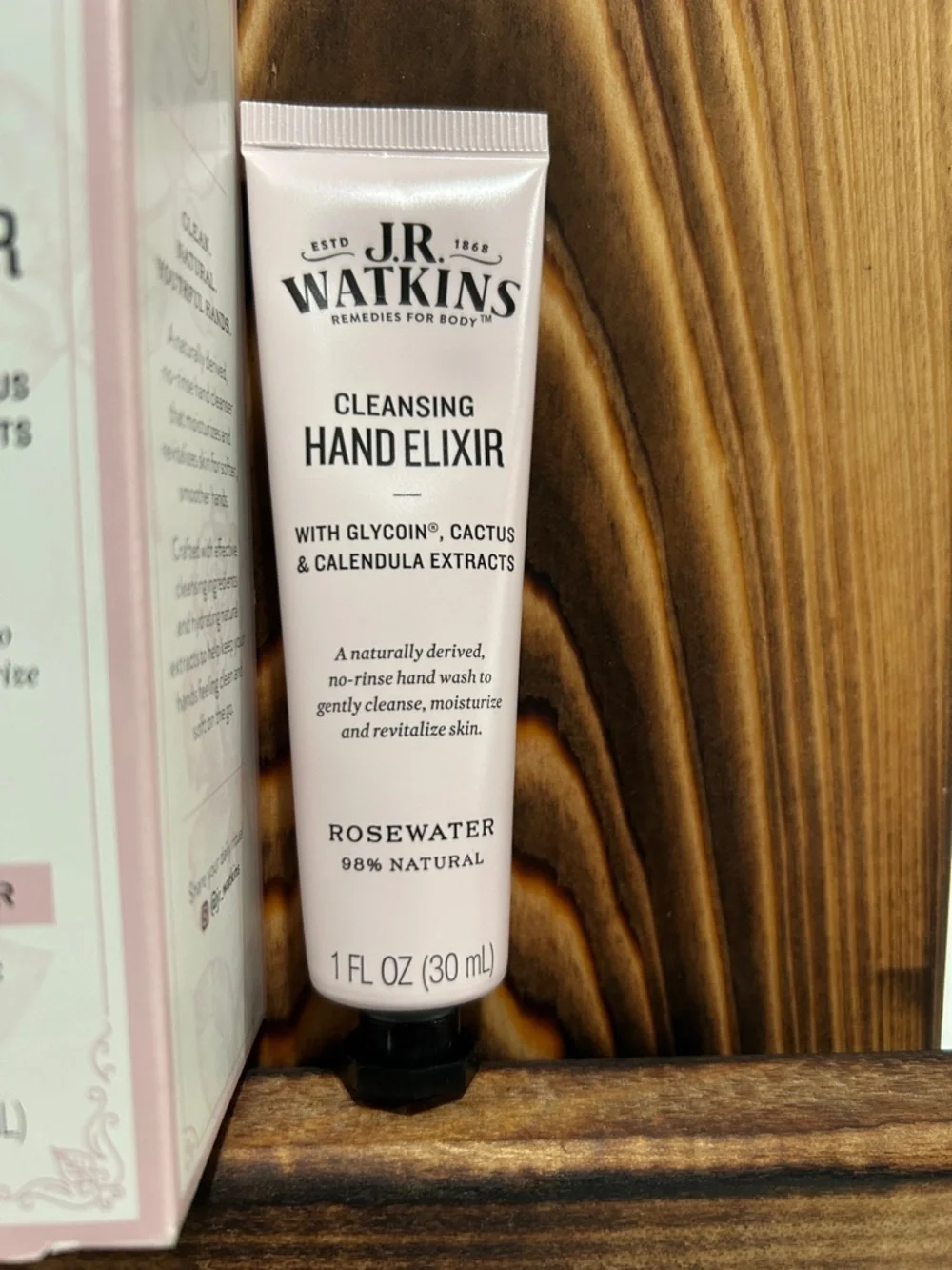 Rosewater Cleansing Hand Elixir — Pink
